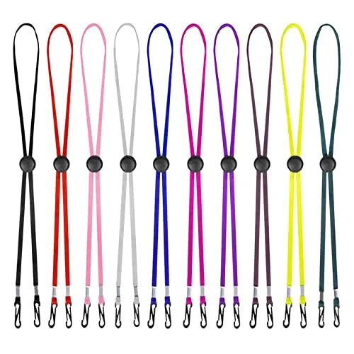 10 Pack - Mask Lanyard?Ear Pressure Relief Comfort?Adjustable Length?Suitable for Adult Kids mask Lanyard?Mask Holder