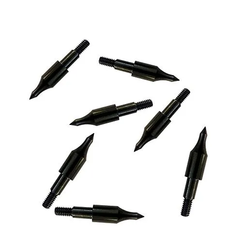 100 Grain Archery Field Points Practice Field Tips, Archery Target Practice Hunting Arrow Tip for Recurve, Compound Bow Crossbow, Screw-in 100 Grain (12pcs)