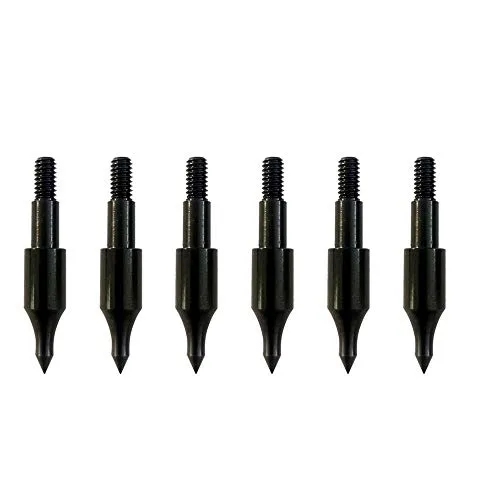 100 Grain Archery Field Points Practice Field Tips, Archery Target Practice Hunting Arrow Tip for Recurve, Compound Bow Crossbow, Screw-in 100 Grain (12pcs)