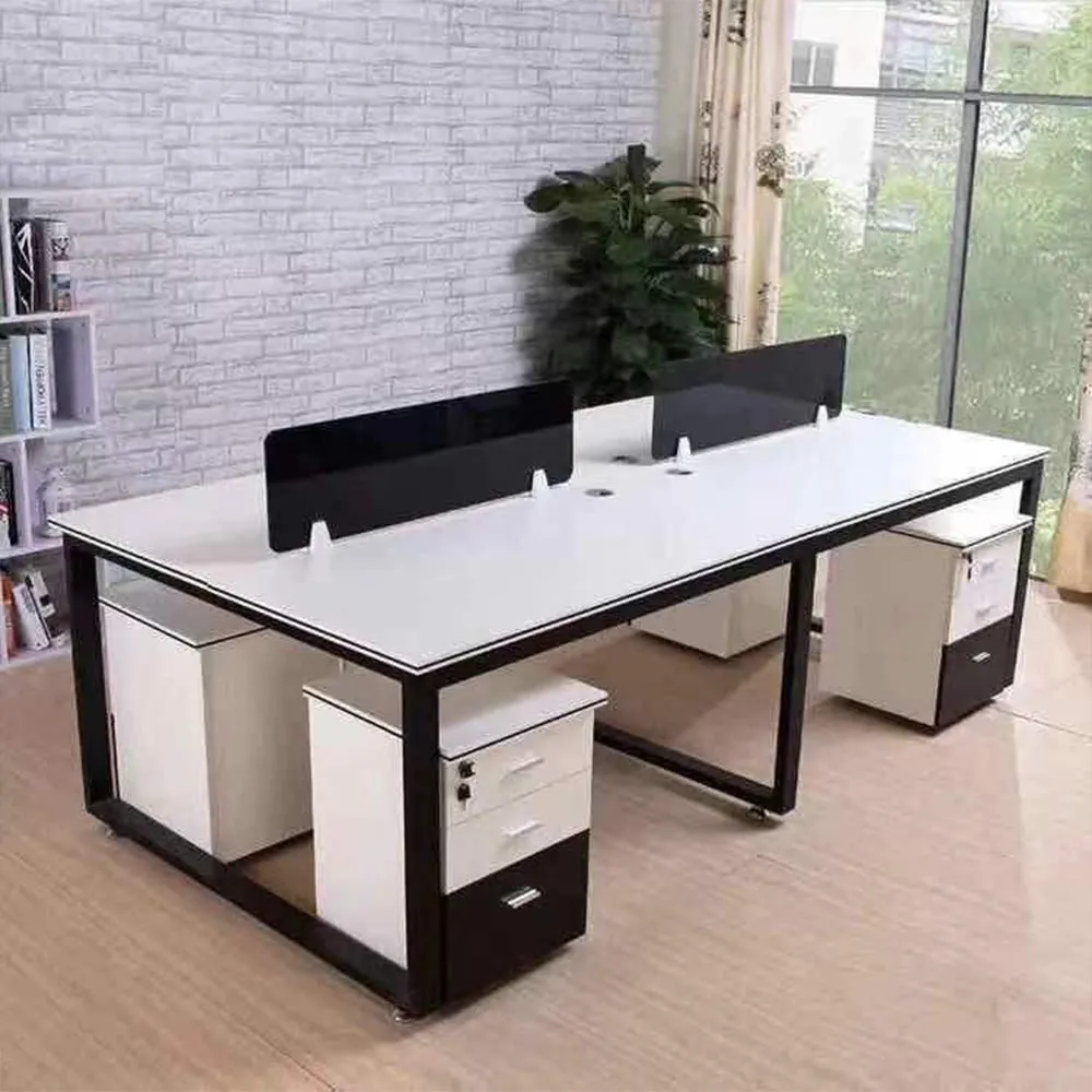 4 Seater Cubicles Workstation with Storage