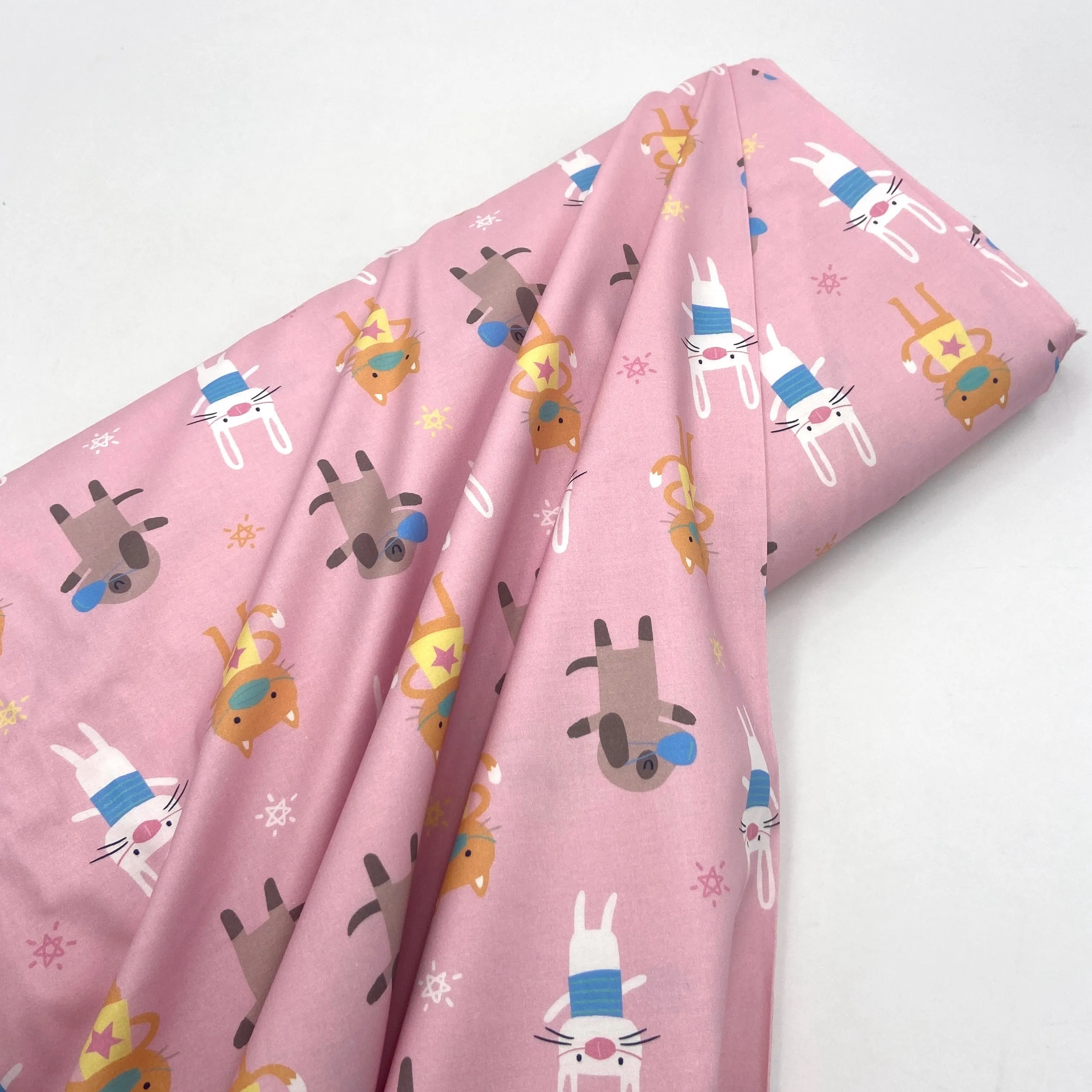 Animal Friends Pink | Mask Up | Quilting Cotton