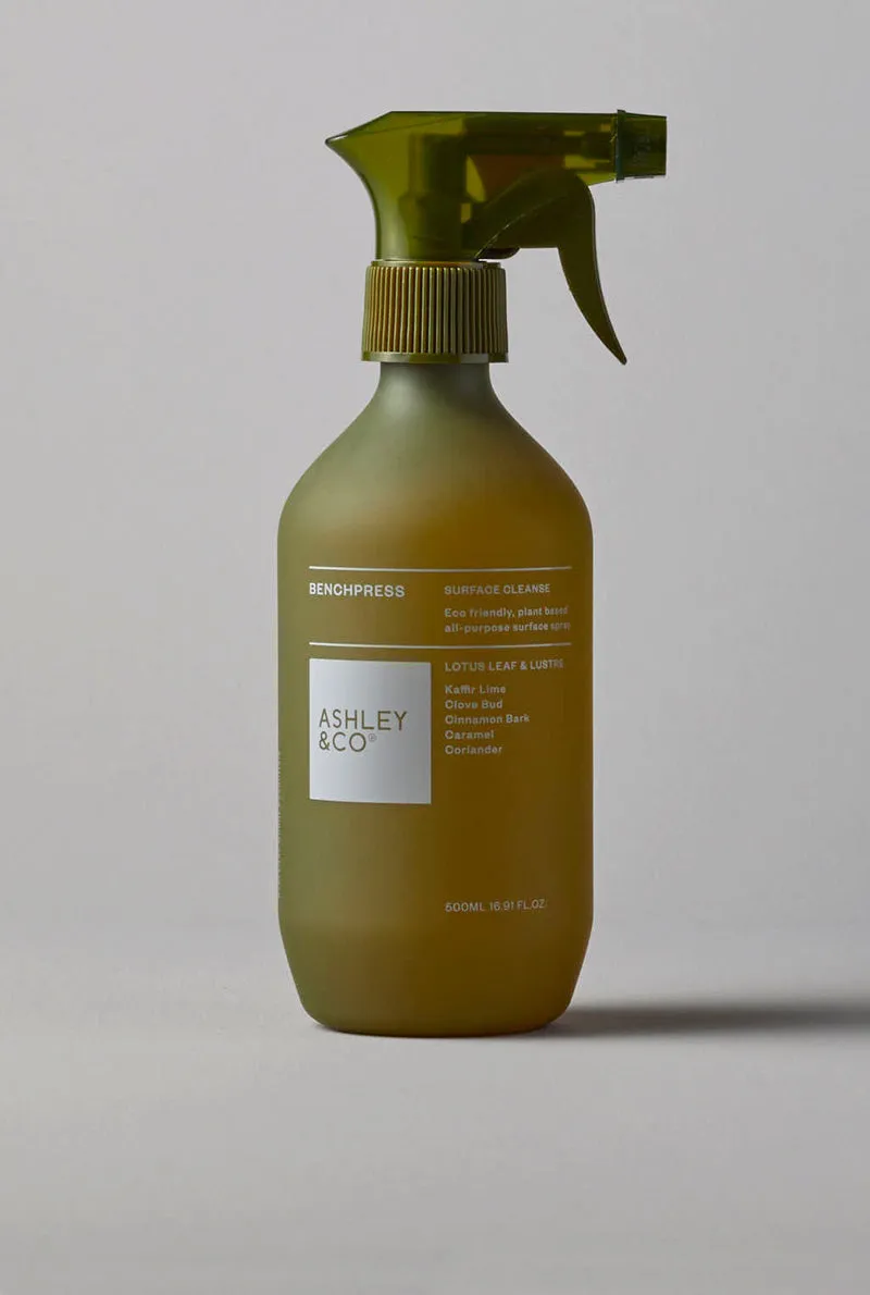 Ashley & Co Bench Press Surface Spray Lotus Leaf & Lustre