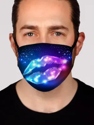 Disco Lips Face Mask