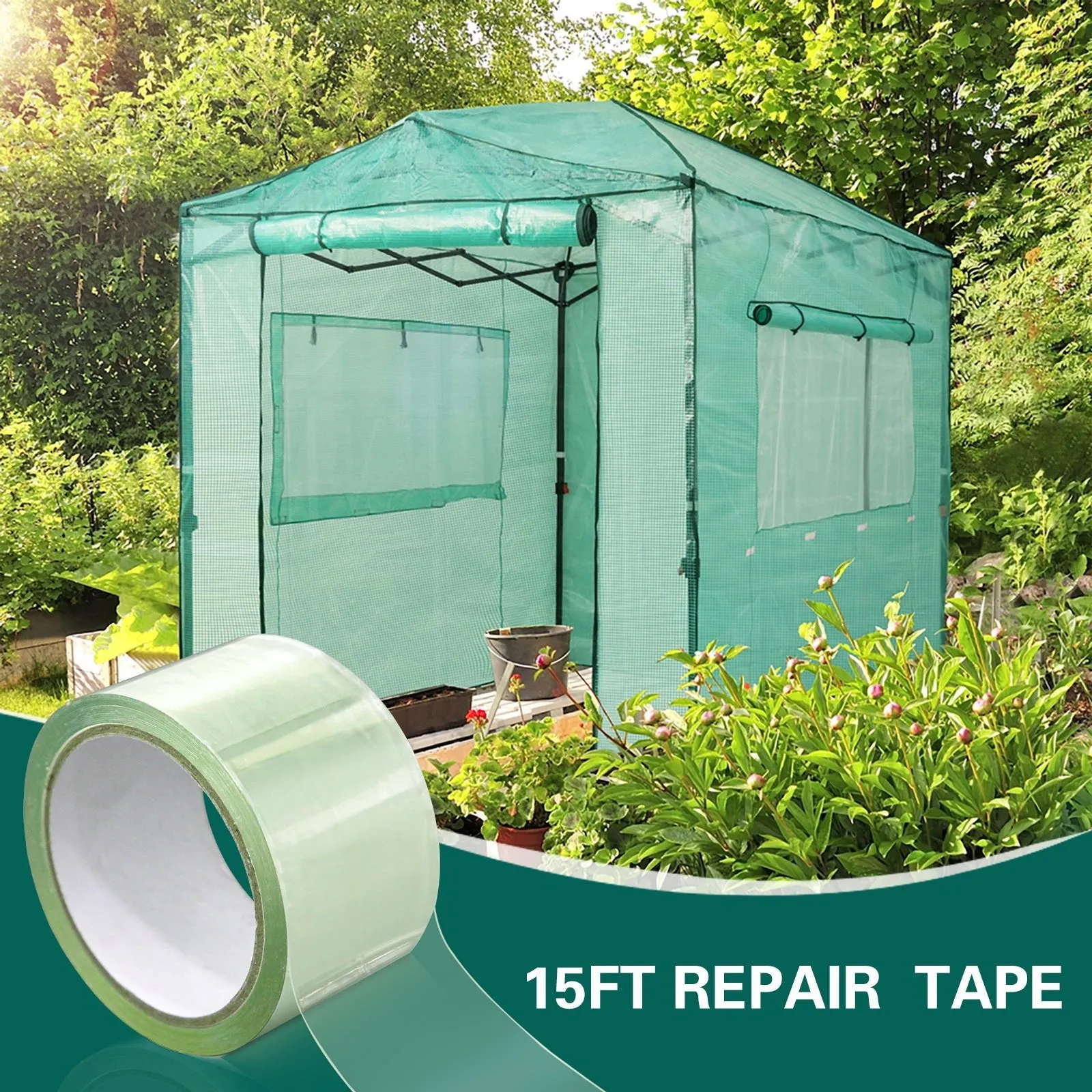 EAGLE PEAK Greenhouse Cover Repair Tape 2'' x 15 '