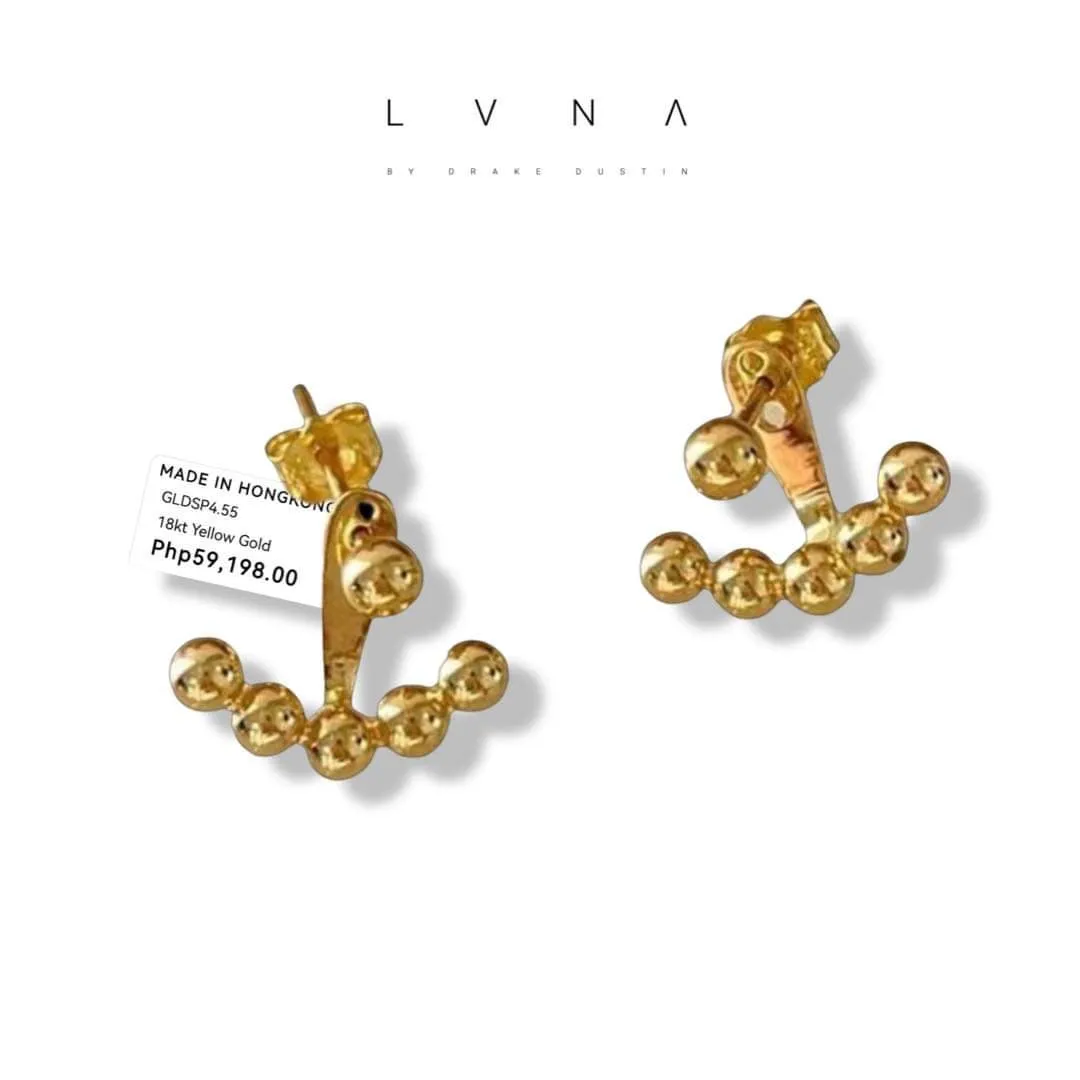 #GOLD2024 | 18K Golden Bubble Earrings