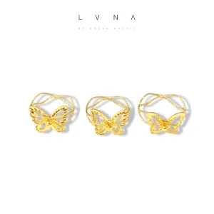 #GOLD2024 | 18K Golden Butterfly Ring