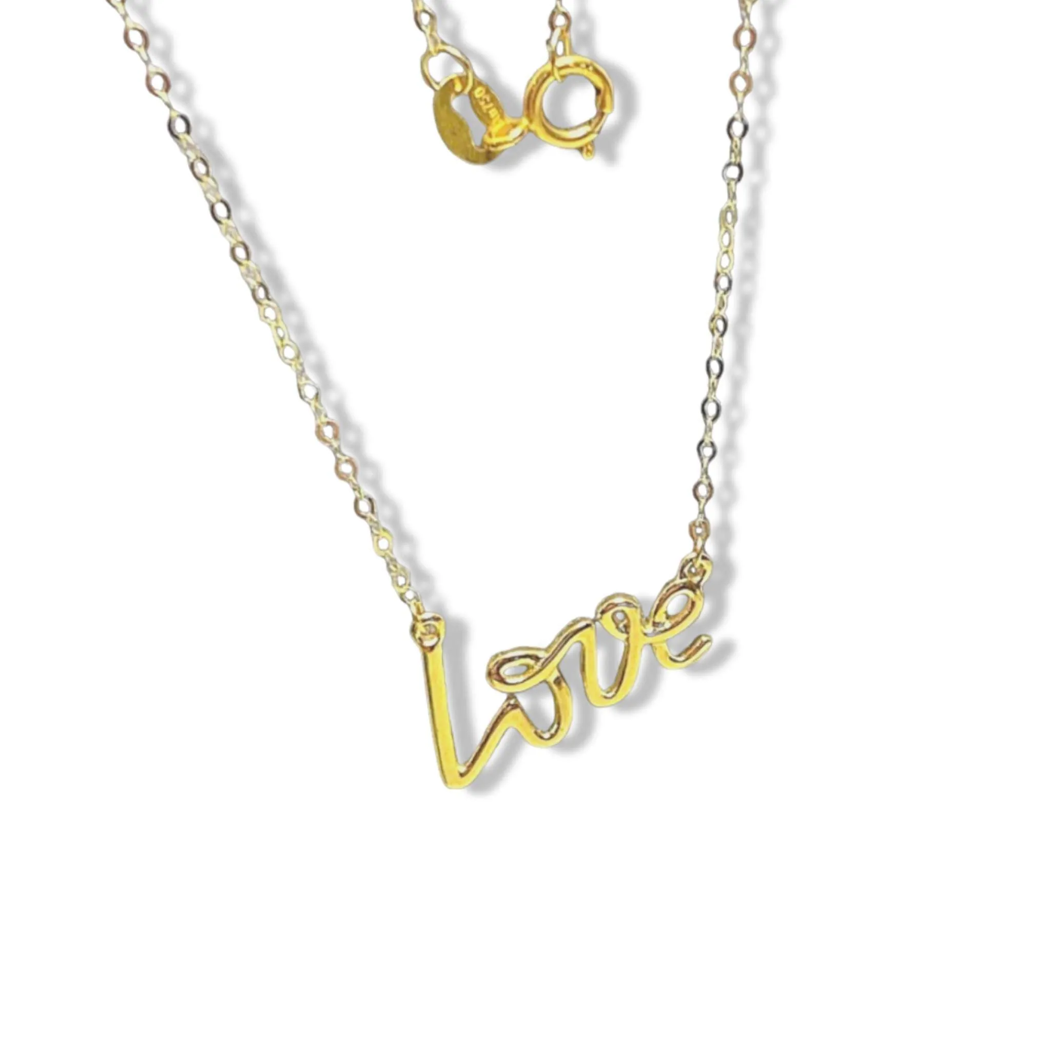 #GOLD2024 | 18K Golden Love Centered Necklace 18”