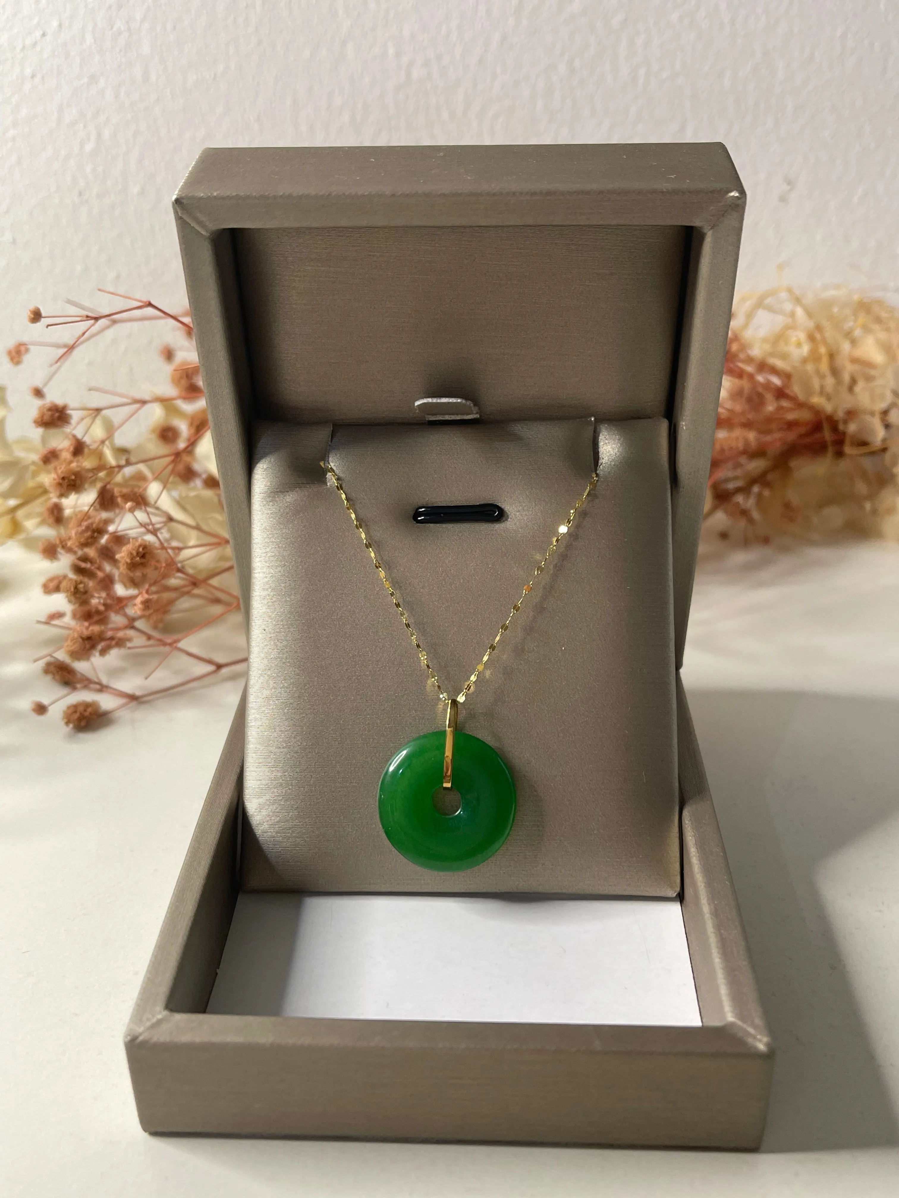 #GOLD2024 | 18K Golden Medium Jade Necklace