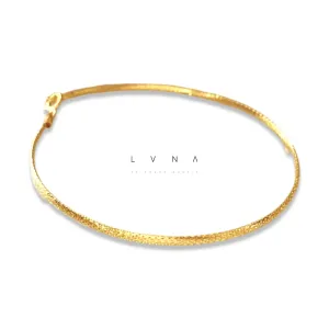 #GOLD2024 | 18K Golden Omega Mesh Light Bracelet