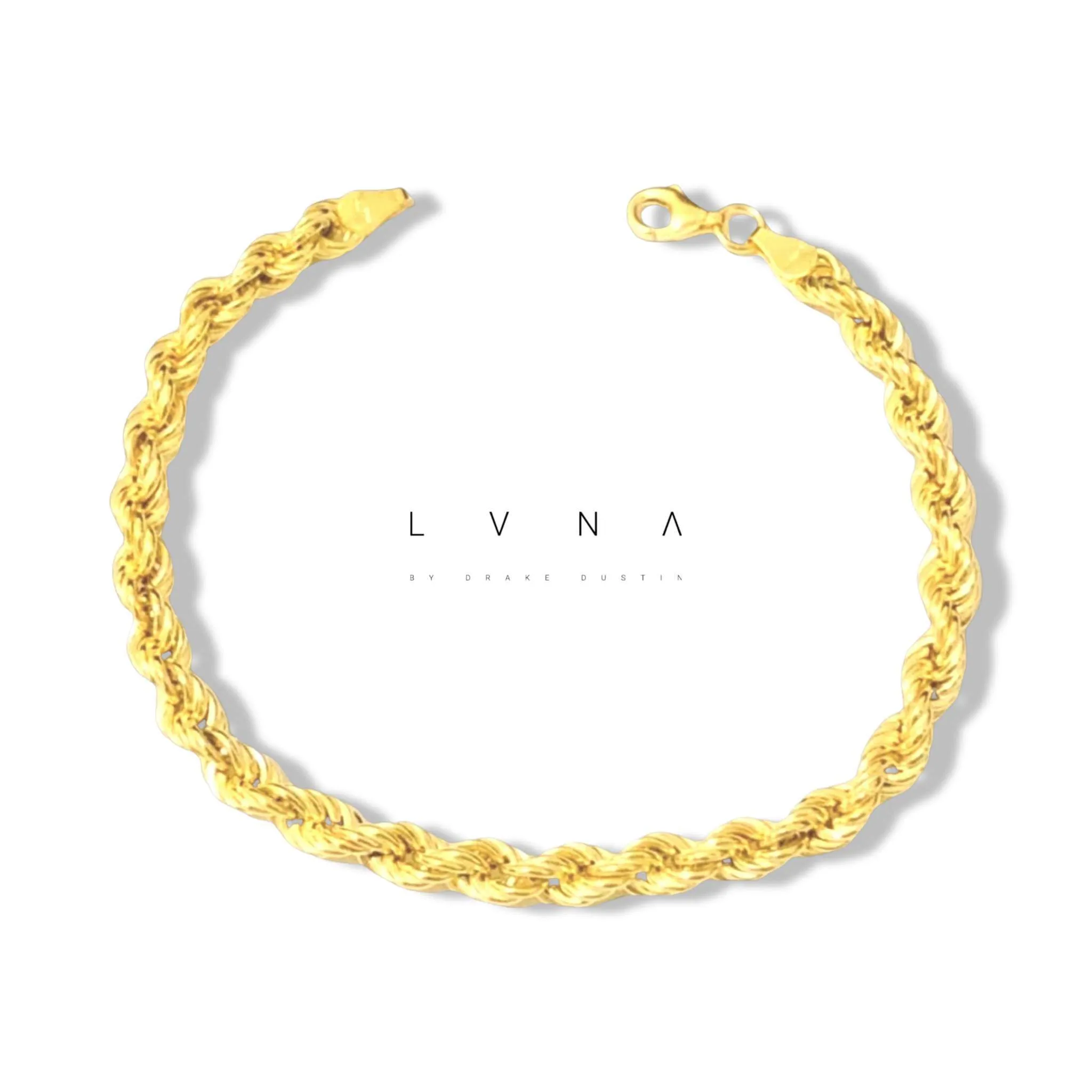 #GOLD2024 | 18K Golden Unisex Rope Bracelet