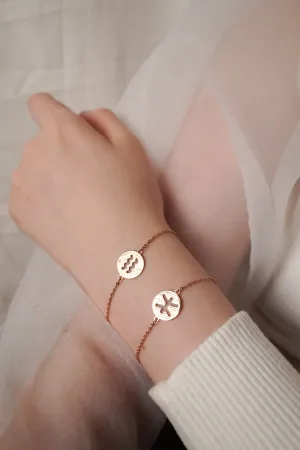 Horoscope Sign Chain Bracelet