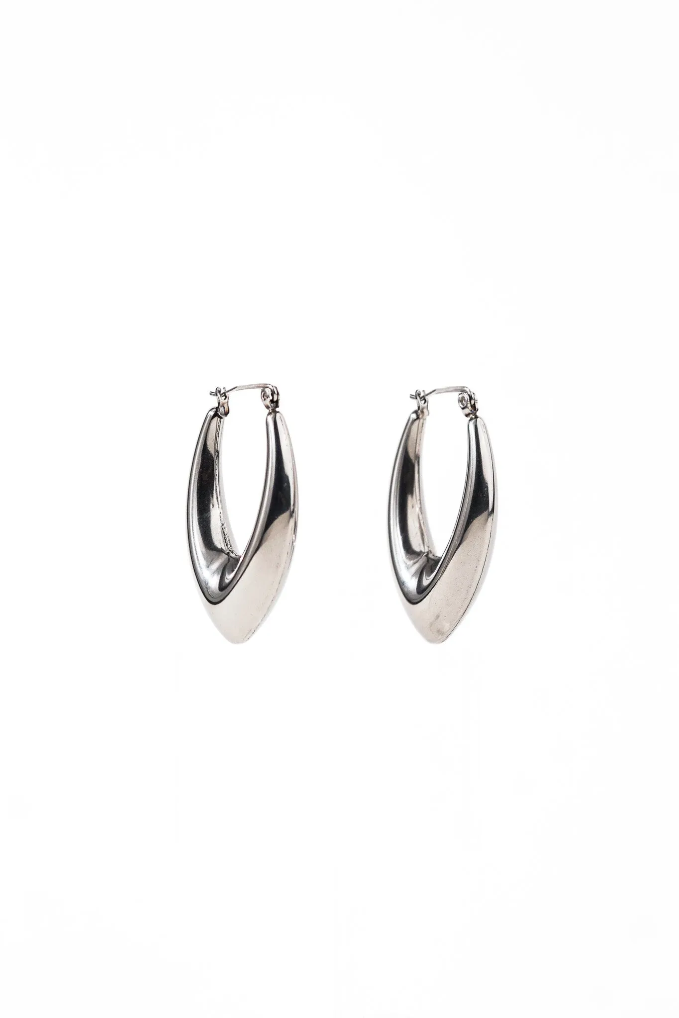 Jayda U-Shaped Hoop Earrings