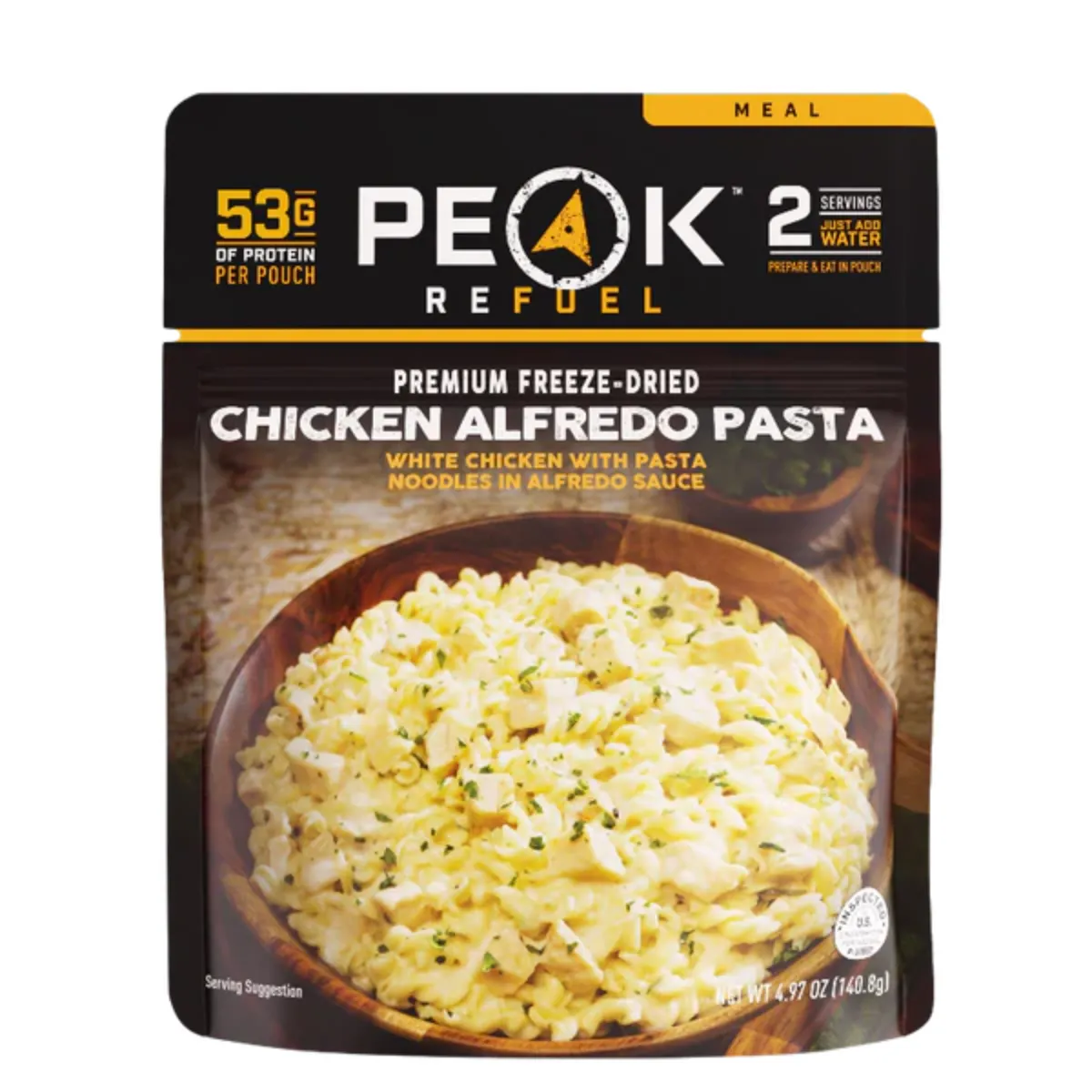 Peak Refuel Chicken Alfredo Pasta Meal