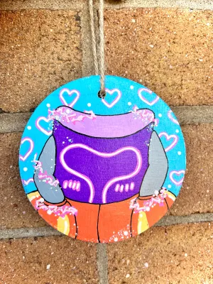 "uWu Mr Wobble" Wooden Ornament