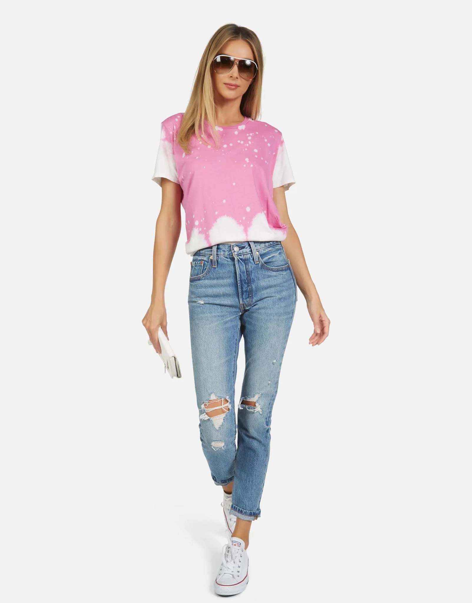 Roman LE Pink Acid Boyfriend Tee