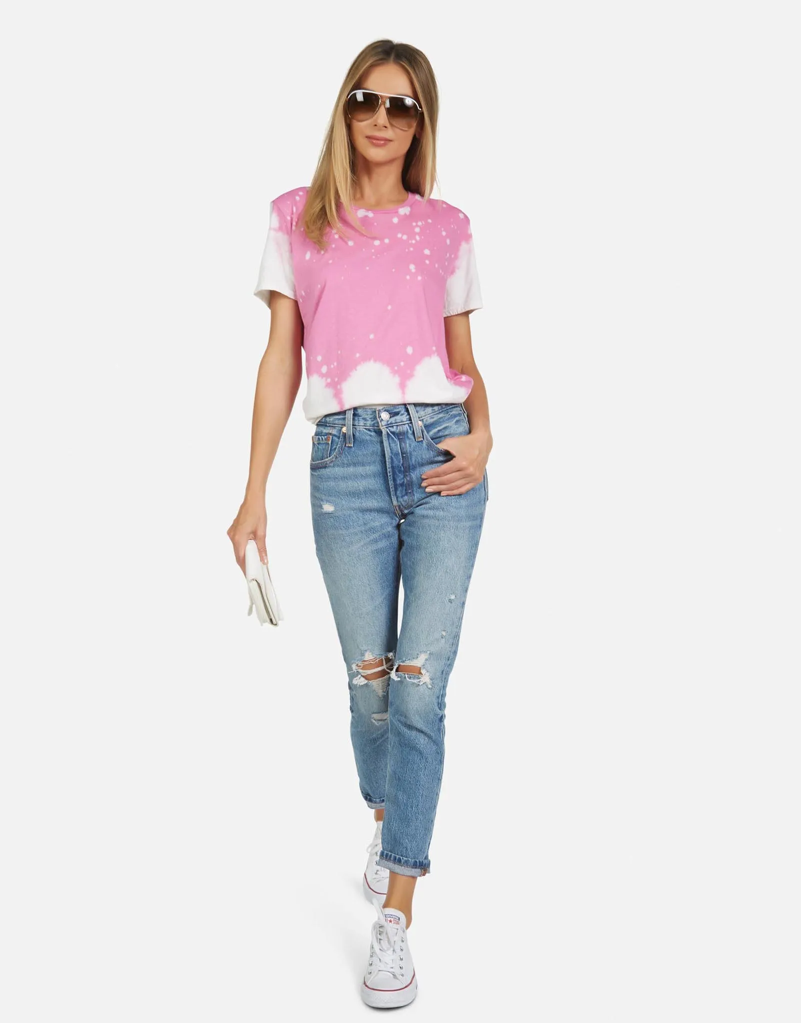 Roman LE Pink Acid Boyfriend Tee