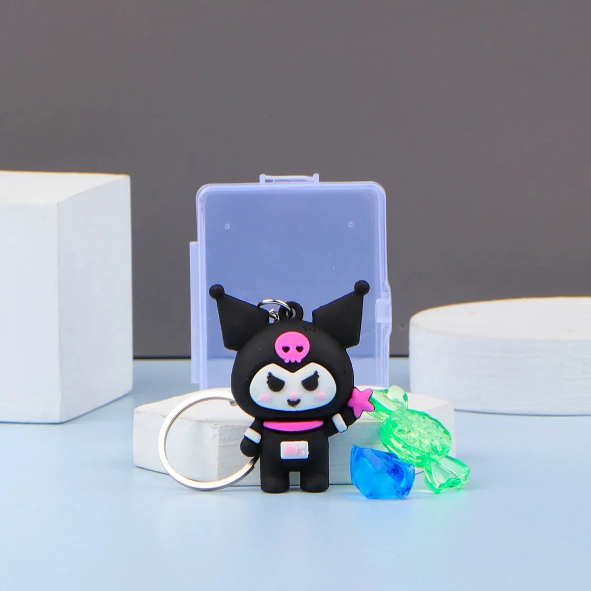 Sanrio keychain Box with Gems