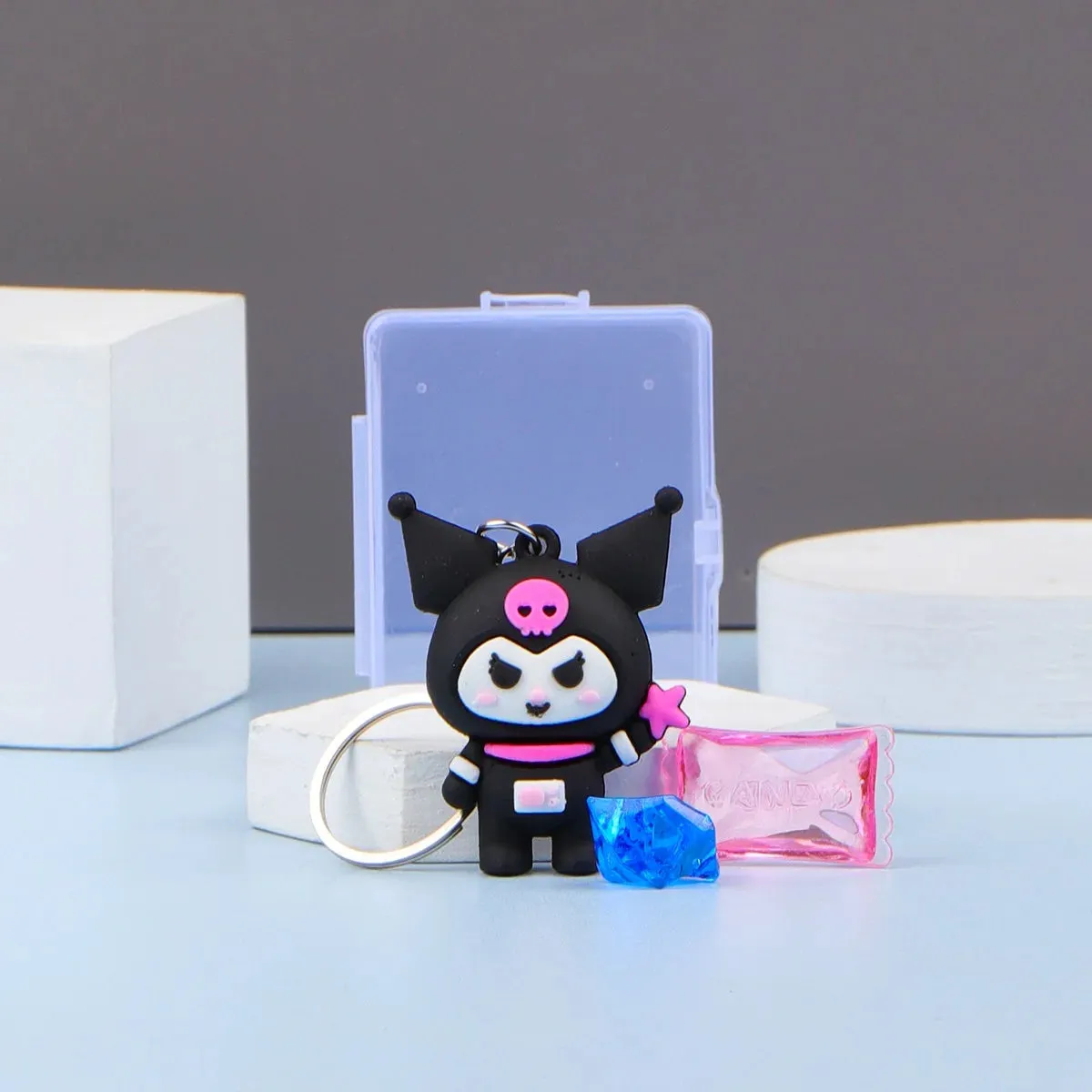 Sanrio keychain Box with Gems