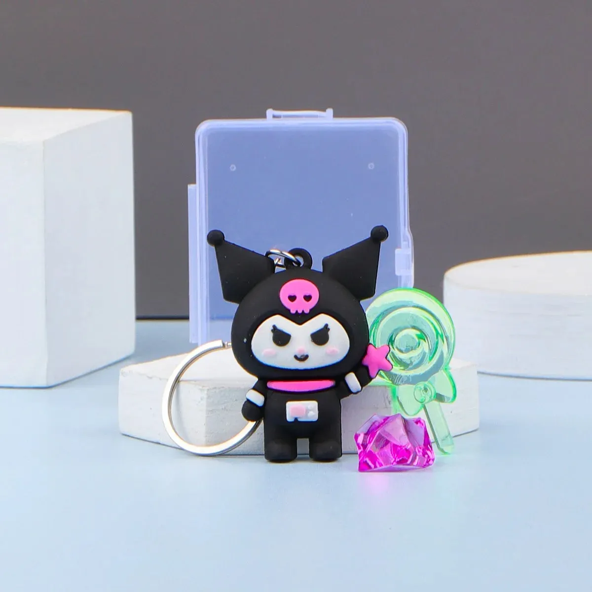 Sanrio keychain Box with Gems