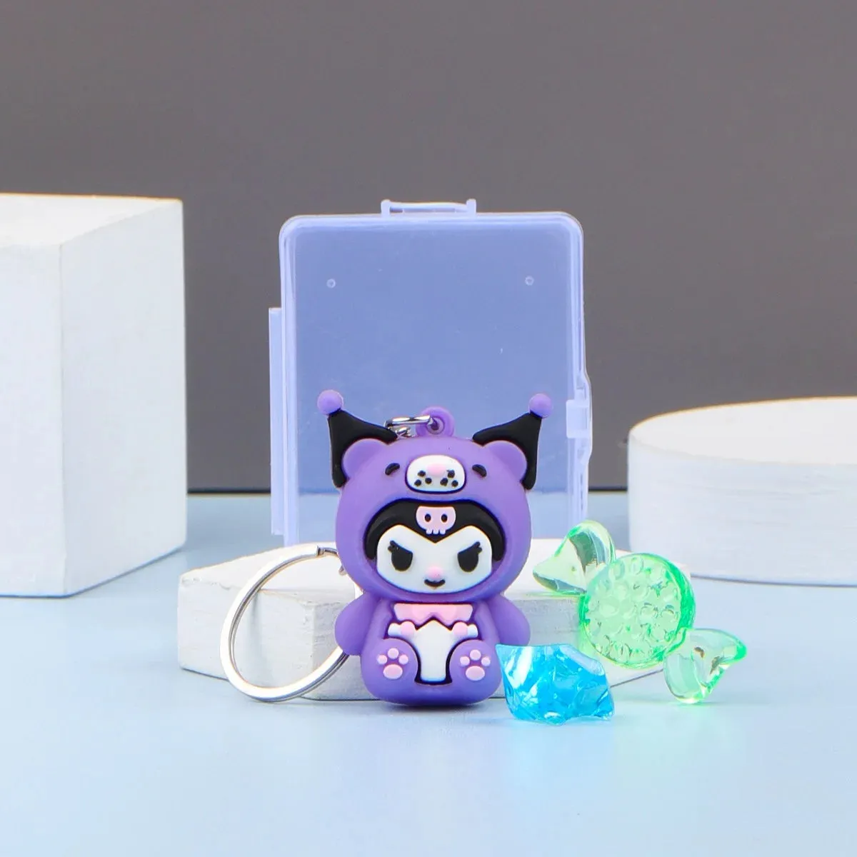 Sanrio keychain Box with Gems