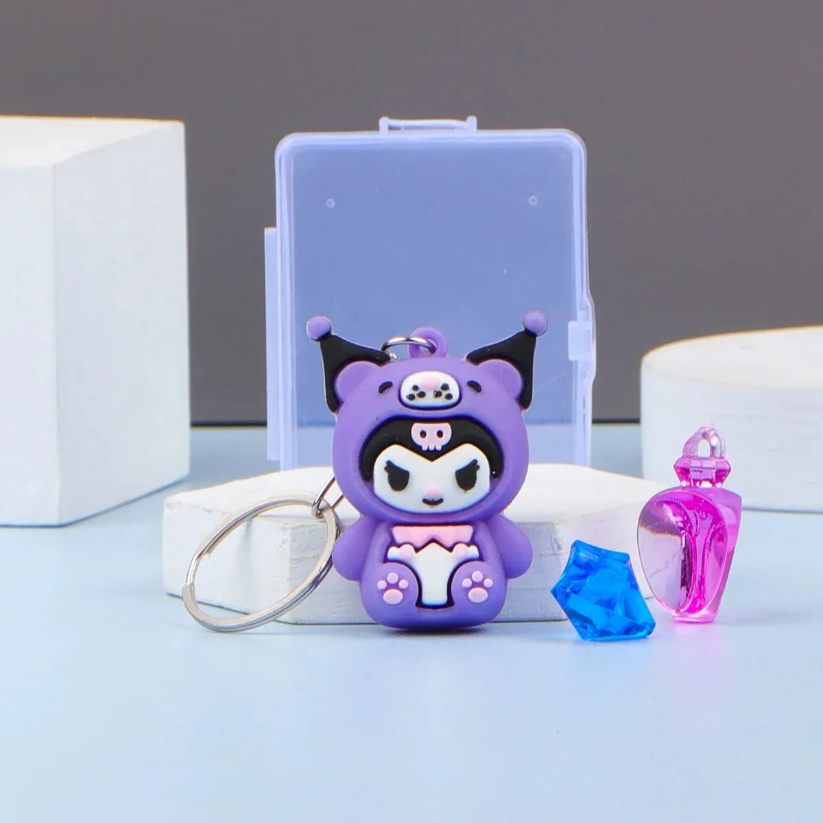 Sanrio keychain Box with Gems