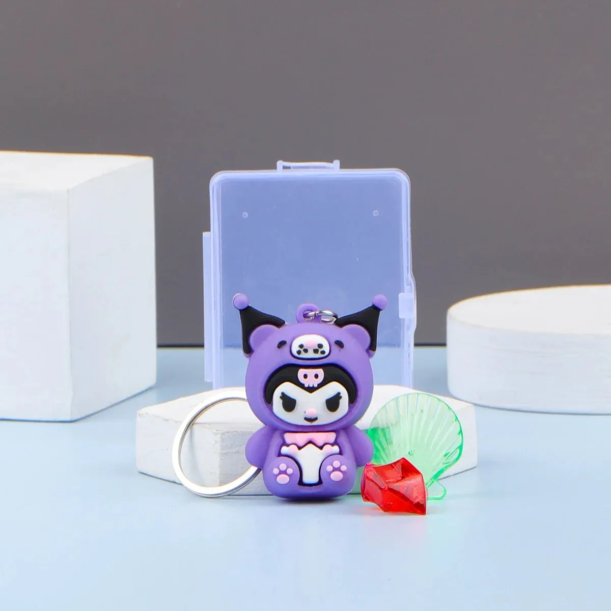 Sanrio keychain Box with Gems