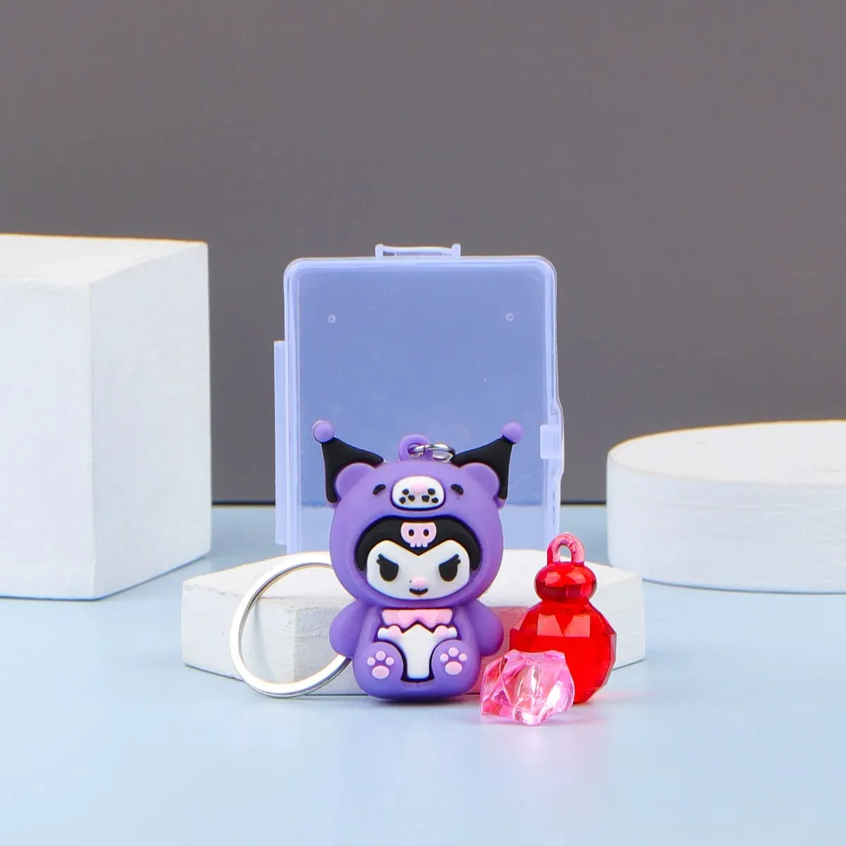 Sanrio keychain Box with Gems