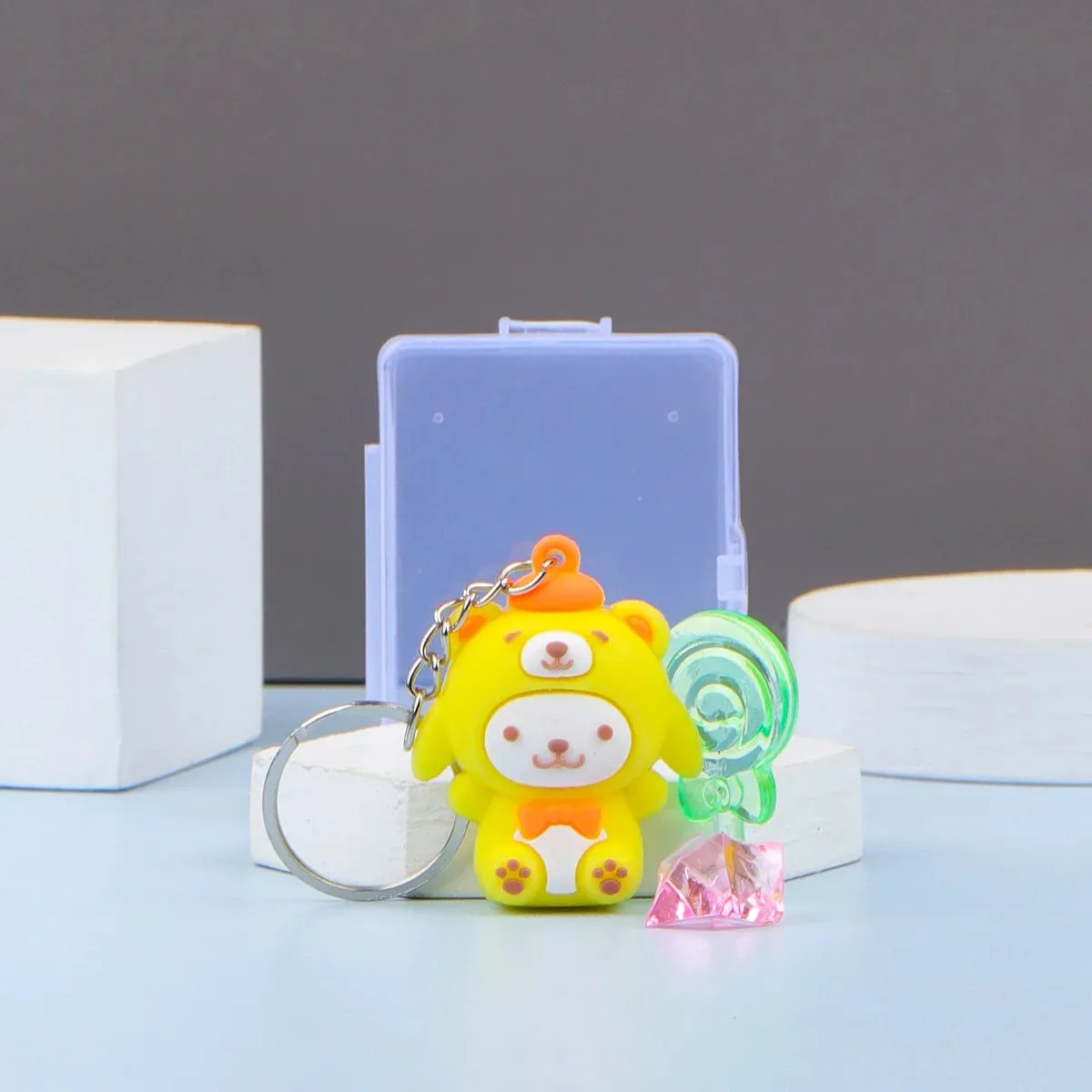 Sanrio keychain Box with Gems