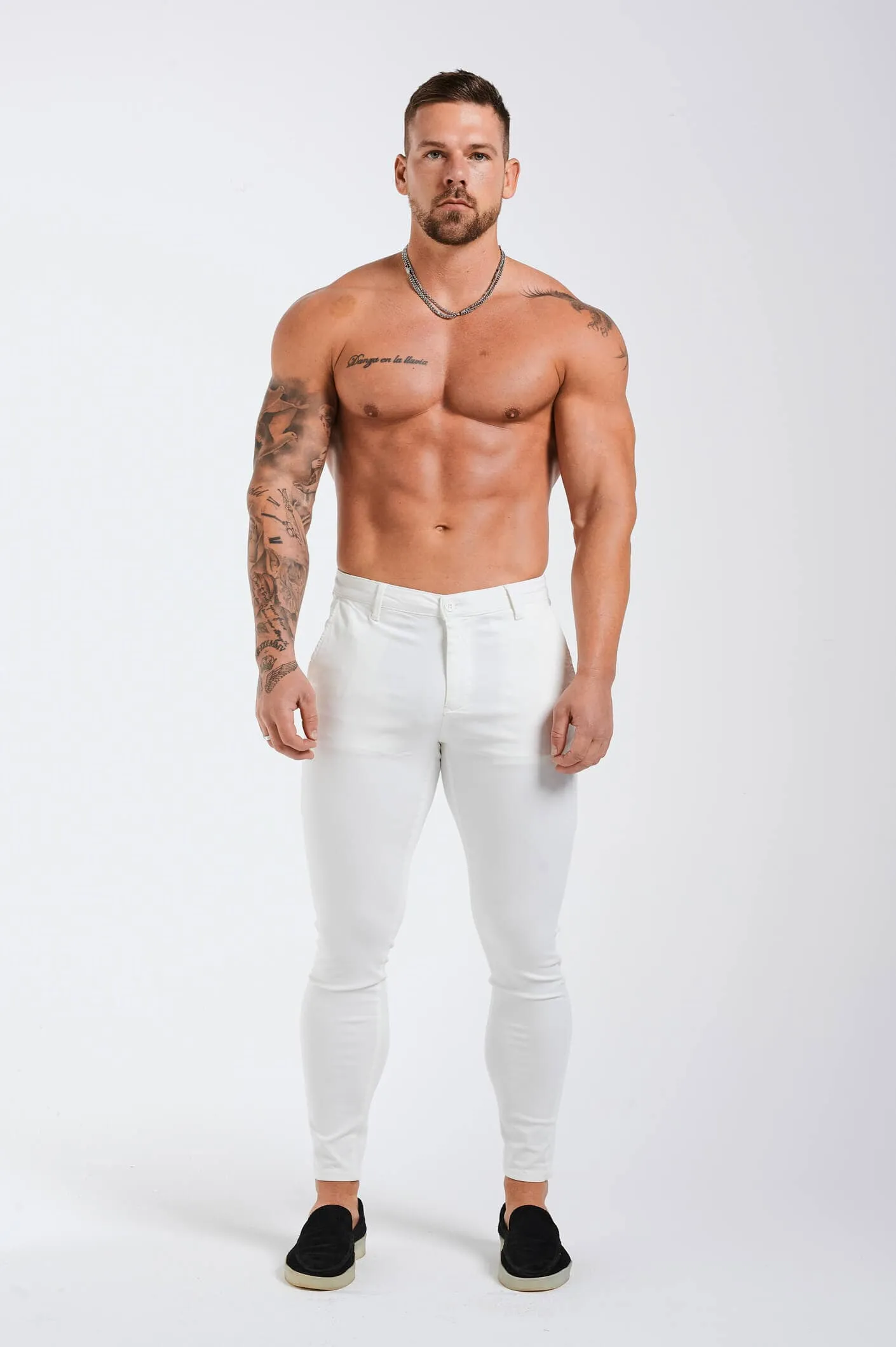 SPRAY-ON STRETCH CHINO - WHITE