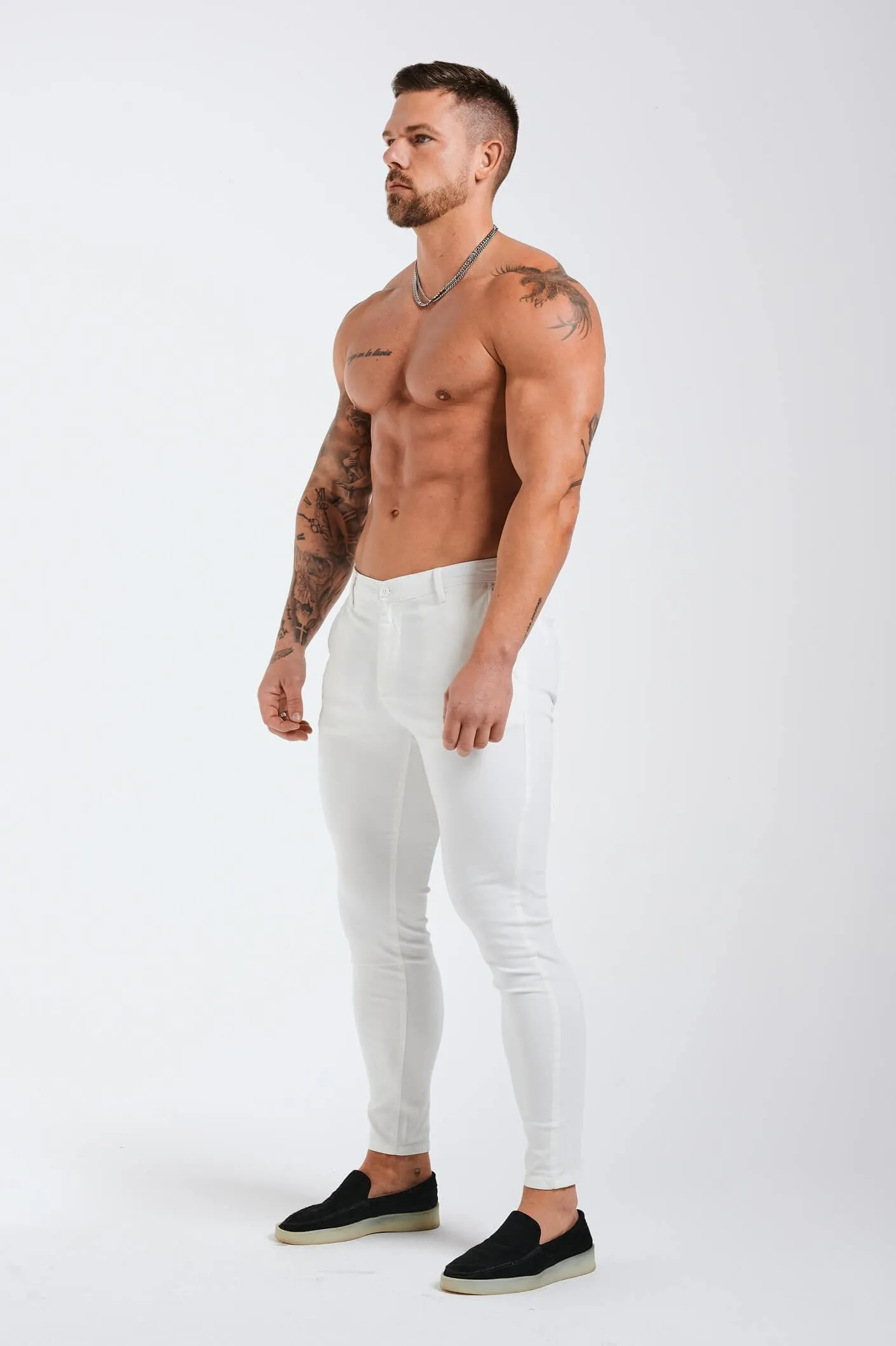 SPRAY-ON STRETCH CHINO - WHITE