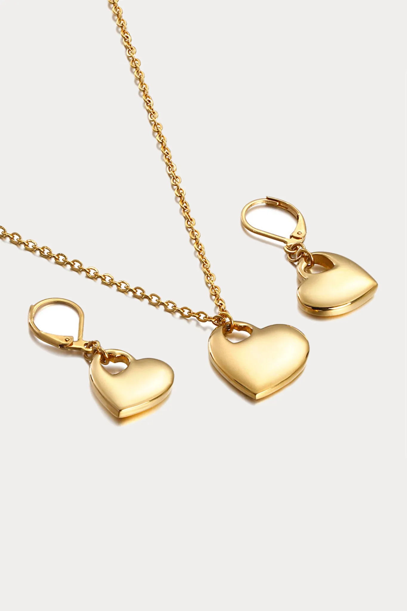 Sweet Heart Engravable Jewellery Set