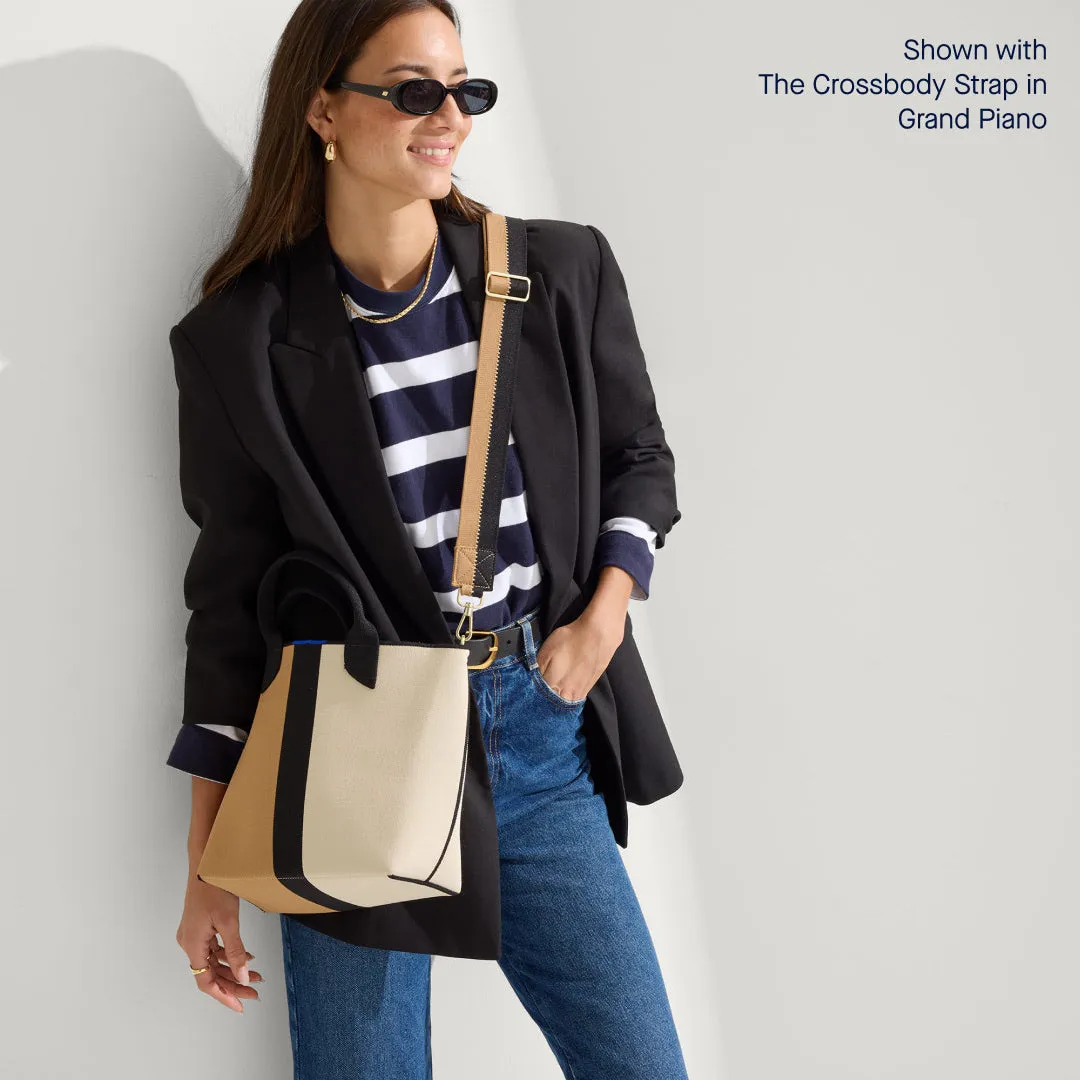 The Lightweight Petite Tote - Piano Stripe