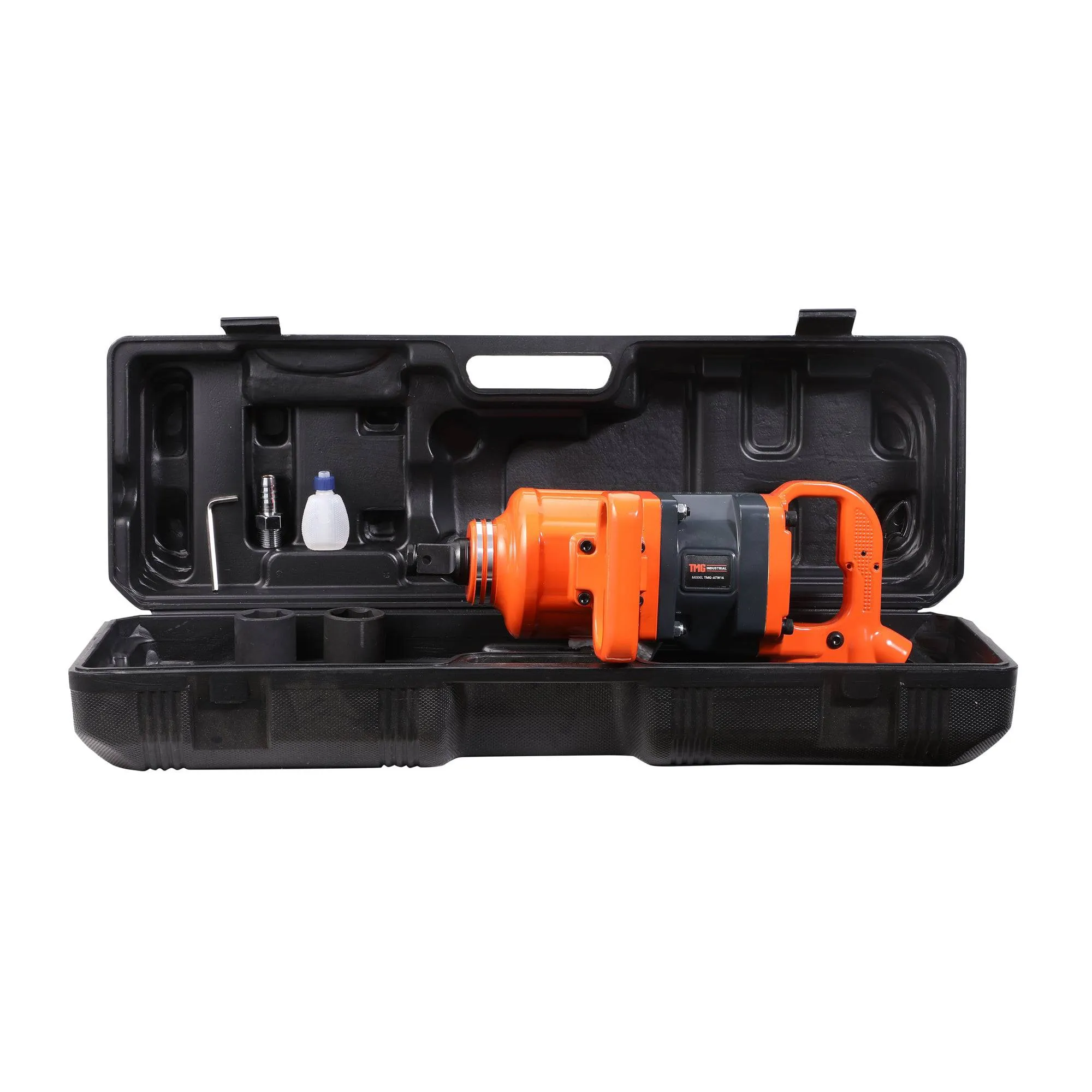 TMG Industrial 1” Drive 1630 ft-lb Pneumatic Impact Wrench Hammer, Aluminum Alloy Housing, 175 PSI, TMG-ATW16