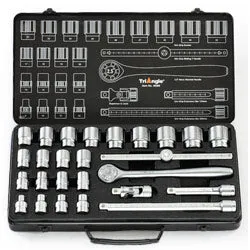 Triangle Socket Set 1/2" Square Drive 8-32mm 26pcs