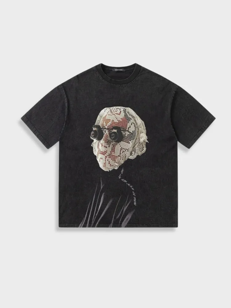 Vintage Lace Mask Tee