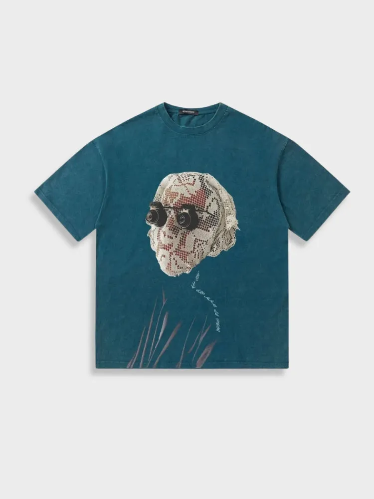 Vintage Lace Mask Tee