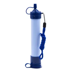 Water Filter With Straw Chemical-Free Attached Rope, Dock for Bottles