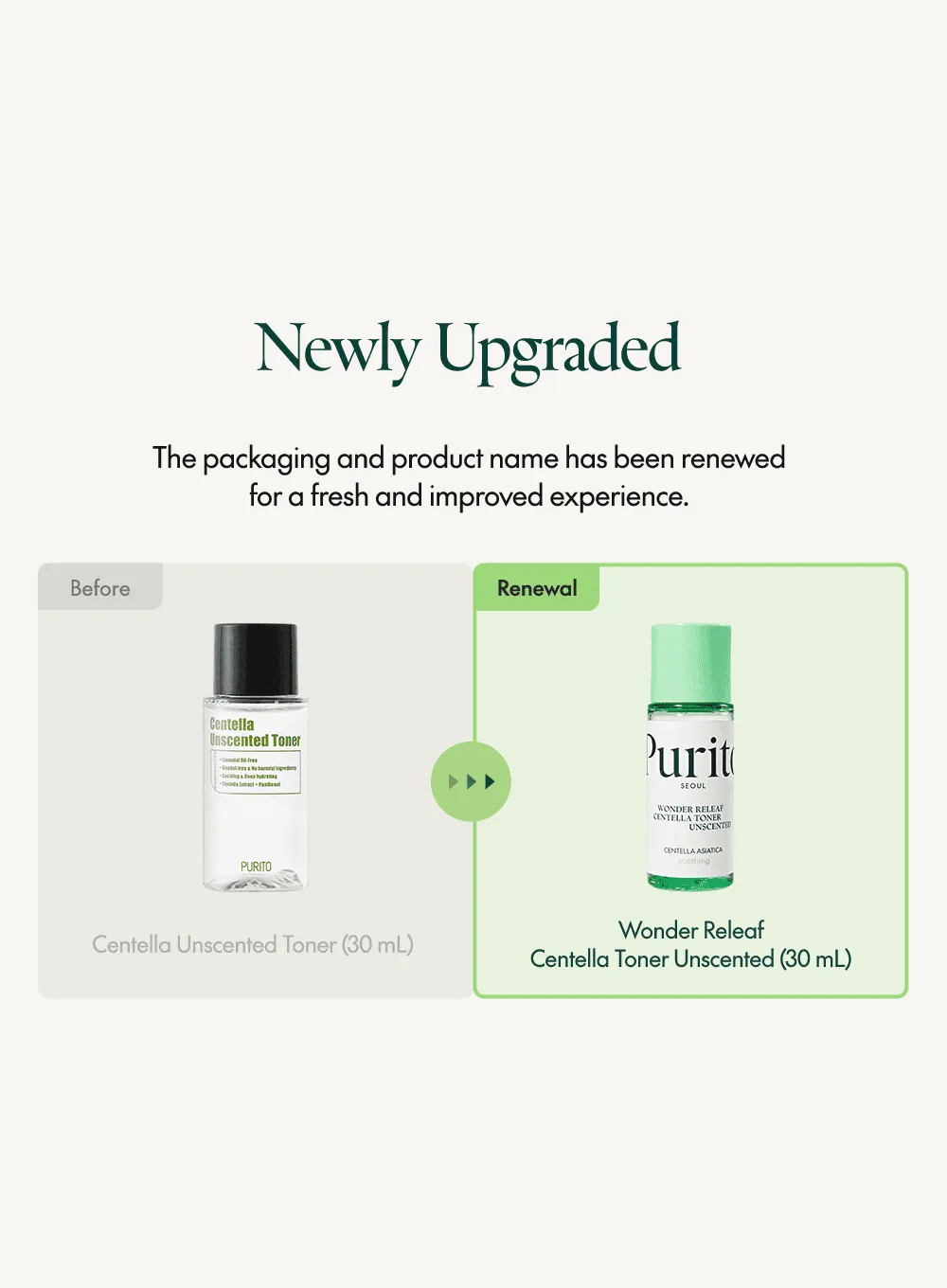 Wonder Releaf Centella Toner Unscented (mini) (30ml)