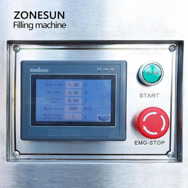 ZONESUN QDFM-125P Ultrasonic Soft Tube Sealing Machine with Date Coder